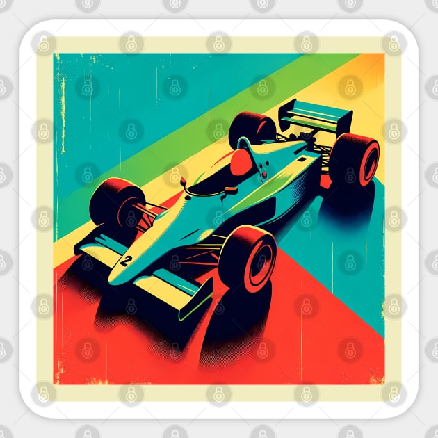 formula 1 car Sticker by TaevasDesign